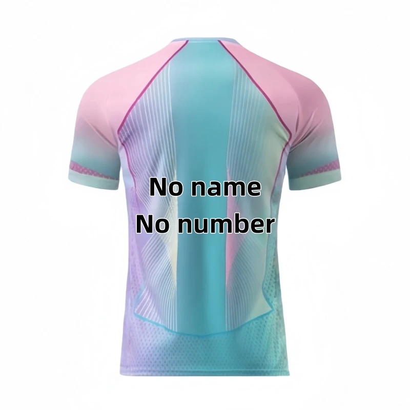 25 26ok BarcaES volwassenen kinder trainingspak met aangepaste nummers en letters 25 26 BarcaES trainingshirt