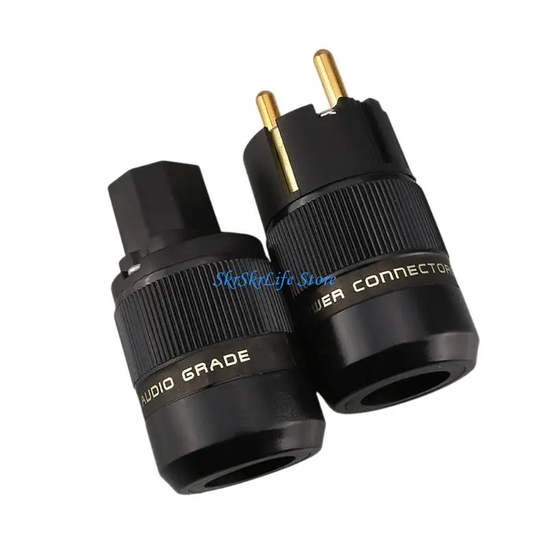 E65E 10A 16A 125V/250V Amplifiers Power Plug Screw Fixation for Sound Equipment