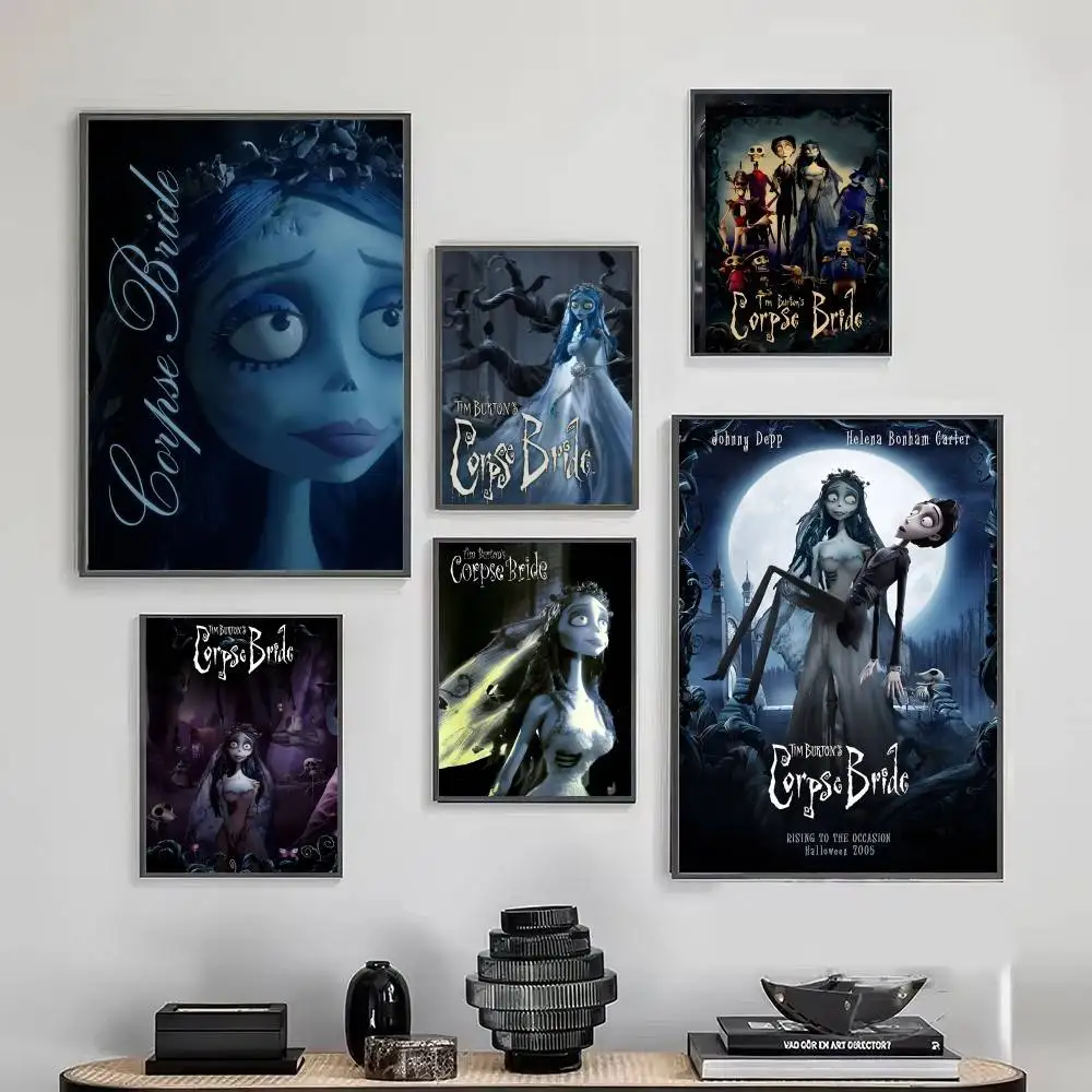 Película Tim Burton Pengantin Mayat, impresiones y carteles de buena calidad, póster de calidad HD, pintura artística de pared, estudio, decoración del hogar