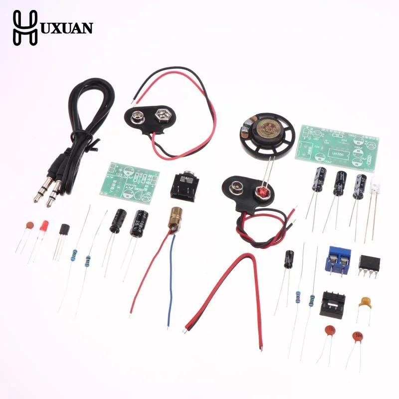 1Sets Laser Wireless Audio Transmission Kit Laser Infrared Transmit/Receive Board Teaching Fun Electronic Production Parts