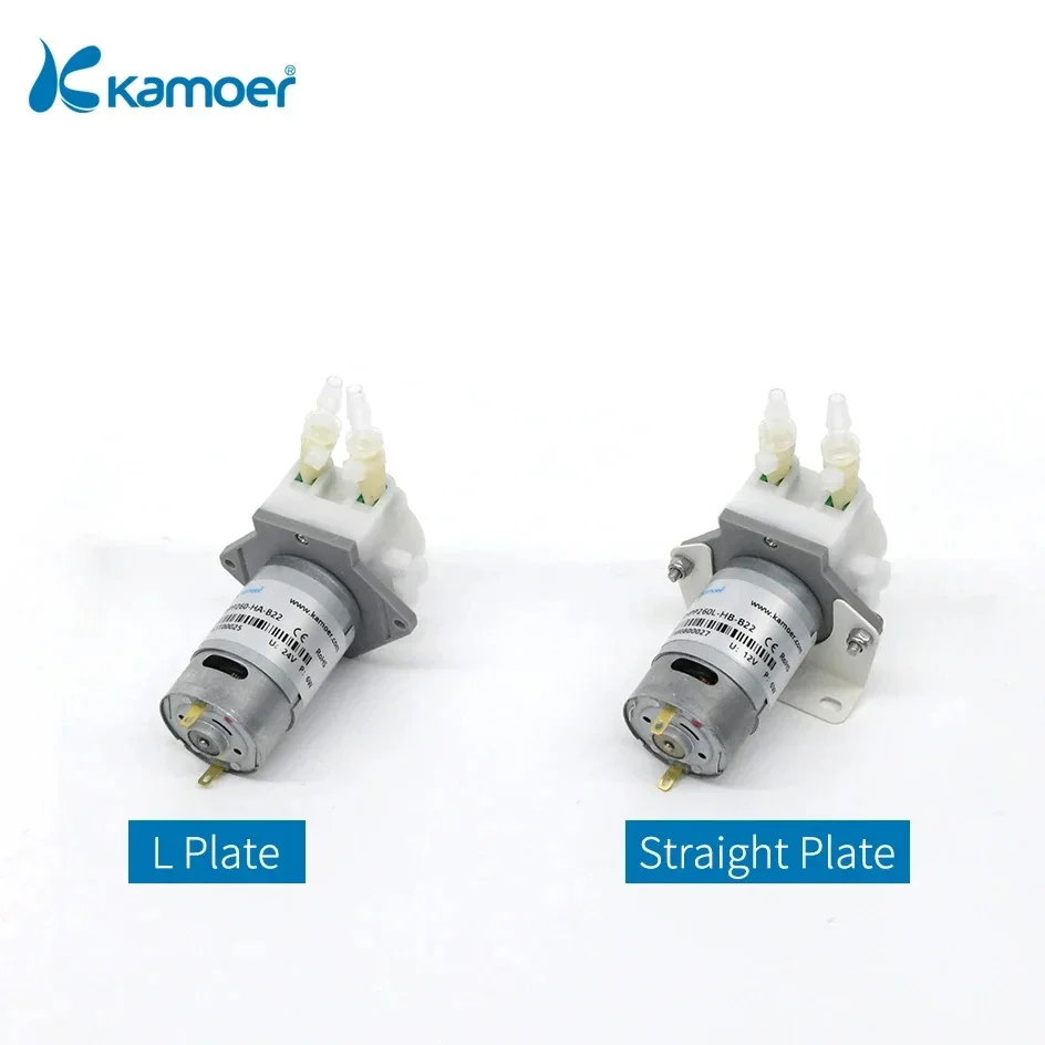 YAO 12V 24V 220ml/min Kamoer KHPP260 Micro Peristaltic Pump Gear Pump DC Motor Self-priming Pump PREX Silicone Tubing Dosing Pum