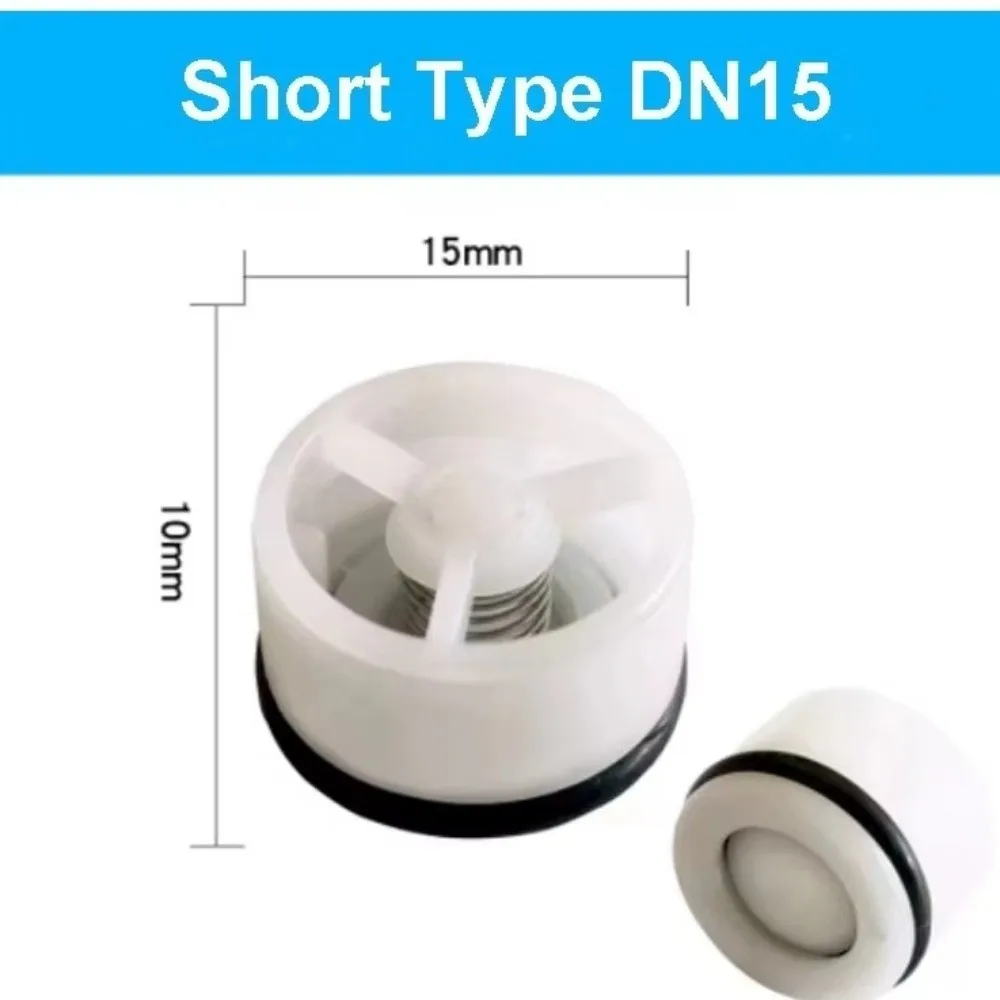 Plastic Inner Plug Check Valve Core One-Way Flow Universal Fit One-Way Valve Core DN8/10/12/14/15/16/20 Non-Return Valve Core