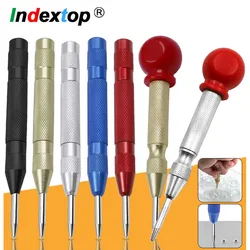  Pin Centre Hole Tool Brass Automatic Center Punch For Metal And wood For Machinists Carpenters Press Dent Marker Work