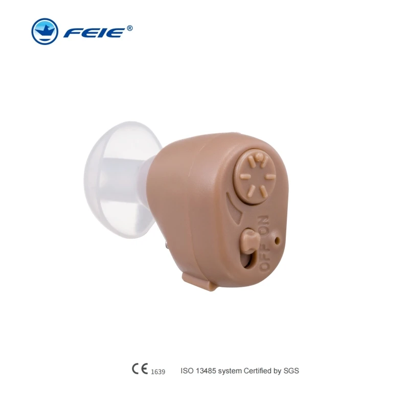 Mini Invisable  In-ear  Hearing Aid Earphone With Battery A13 Deaf Apparatus Instrument To Severe  Loss S-213 Volume Amplifier