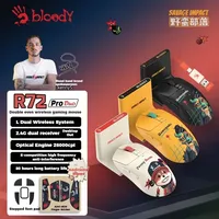 A4tech Savage Tribe R72 Pro Wireless Mouse Gaming Esports Fps Computer Cs Pubg Lightweight Paw3395 Mouse Trendy Cool Boy Gifts