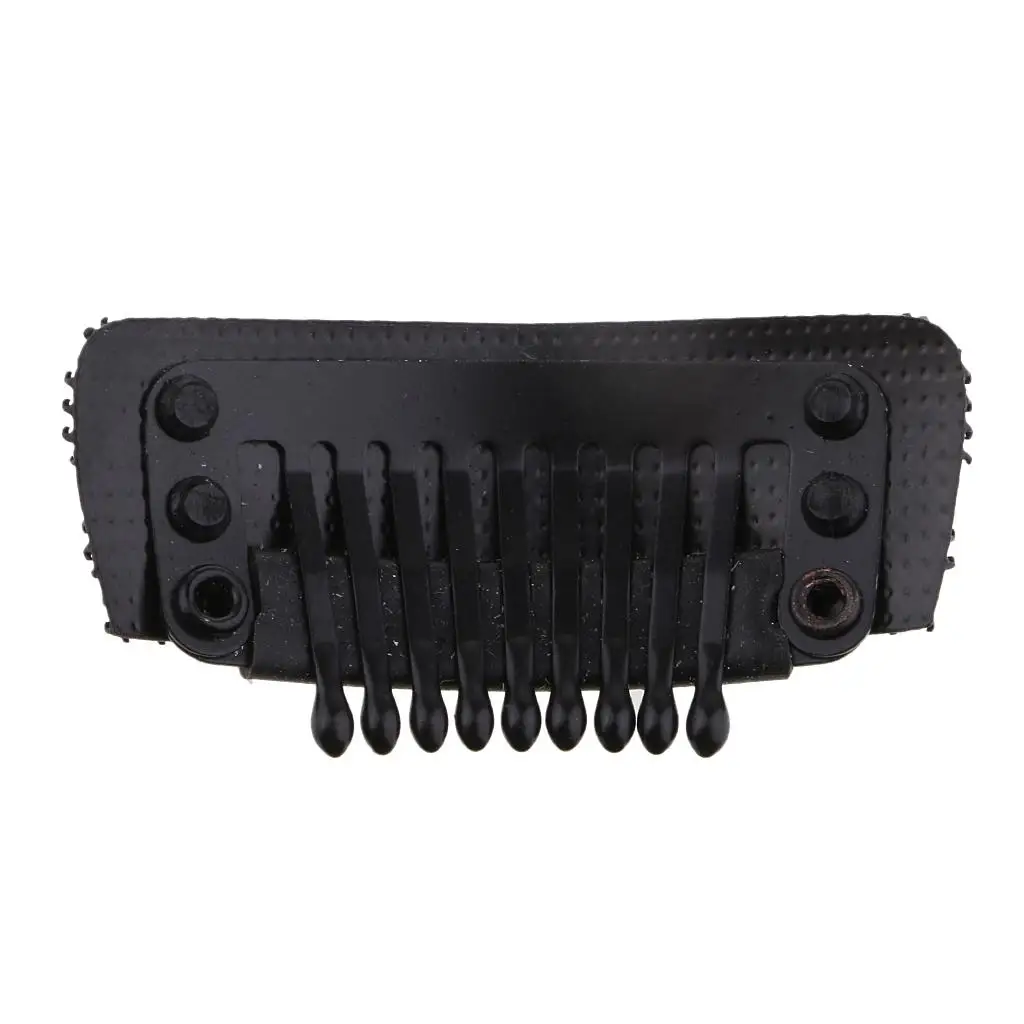 Hair Extension Clips Steel Snap Comb Wig Clip Accessories for Real Hair Wigs Glueless Human Hair view 2