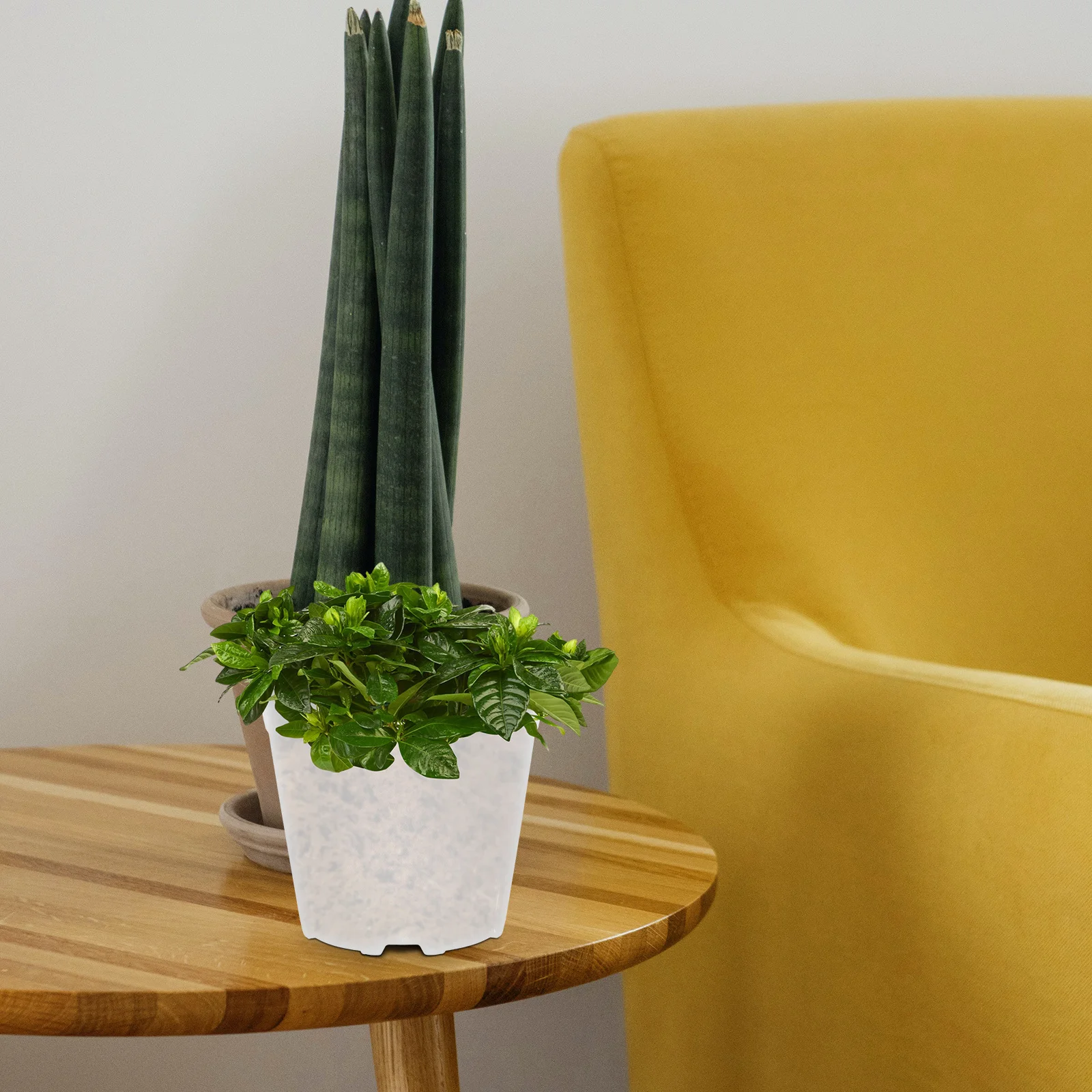 

10 шт. квадратные горшки для растений с контролем корней аэрации, дренажные отверстия, прочные пластиковые детские горшки для суккулентов в помещении и на открытом воздухе