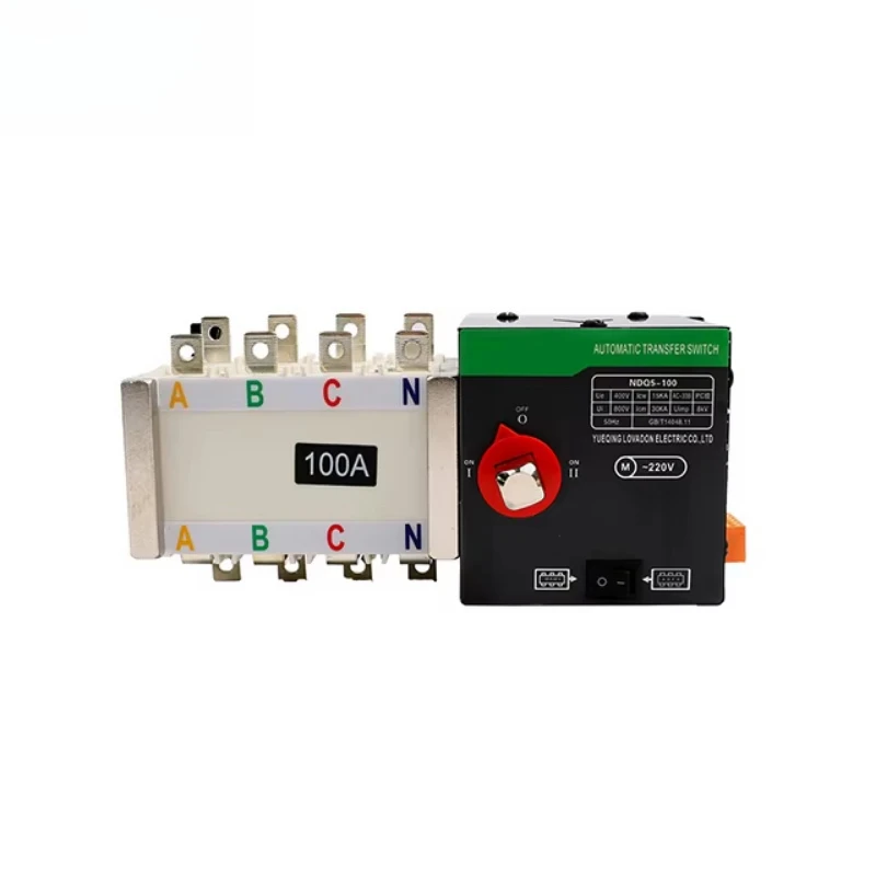 Q5 ATS 3P 4P 100A 220V manual automatic transfer switch