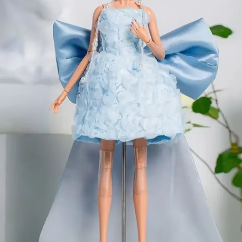 

32cm Doll Clothes Suit Fashion Outfit Luxurious Series Set Princess Wedding Dress with Shoes Girl DIY Doll Accessories