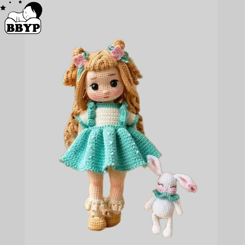 

Handmade Knitting Doll Crochet Alola and Nia dolls Crochet Dolls For Home Accessories Craft Toy Ornaments Finished Dolls