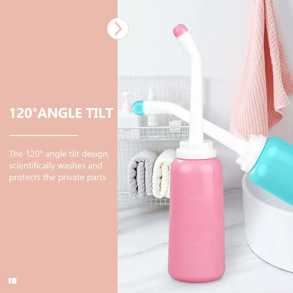 2Pcs Women Private Part Cleaner Portable Handheld Douche Cleaner Safe Soft Tpe Material Female Personal Hygiene Irrigator Bottle