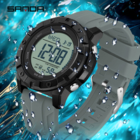 SANDA 2176 Luxury New LED Digital Electronic Sport Watch Casual men boy Military Waterproof Wristwatches relógio masculino