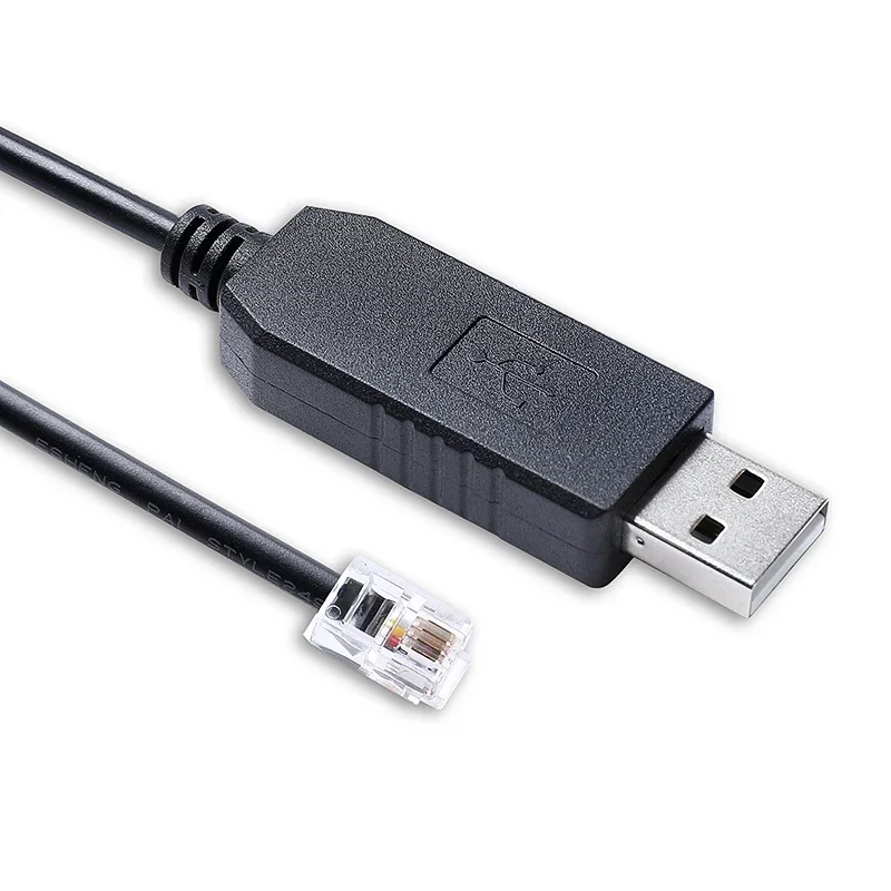 USB RS232 to RJ10 4P4C Control Cable with CP2102 for Meade ETX-125 ETX-90 ETX-70 LXD-75 LX90 Autostar Audiostar Upgrade Cable