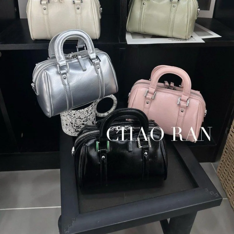 

Классическая дизайнерская сумка через плечо в парижском стиле для женщин из высококачественной кожи с винтажным сенсорным экраном