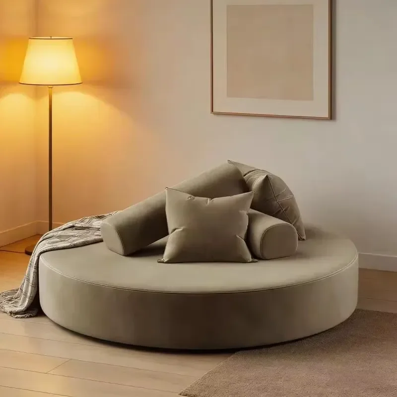 Simple Modern Light Luxury Wooden Frame Sofa Stool Composite Leather Upholstered Rest Stool for Clothing Store Hotel Lobby