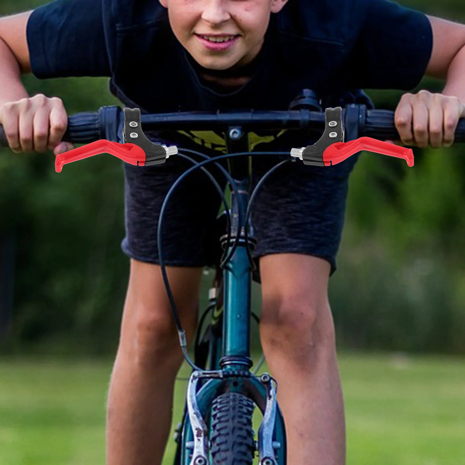 

1Pair Plastic Bike Brake Lever Kids Bicycle Replacement Handlebar Brakes Easy Install Durable Brake Handles for Safe Riding