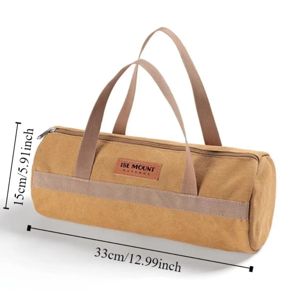 حقيبة تخزين أدوات التخييم ذات سعة كبيرة مع مقبض طويل، منظم أدوات التخييم، مقبض مريح خفيف الوزن #6