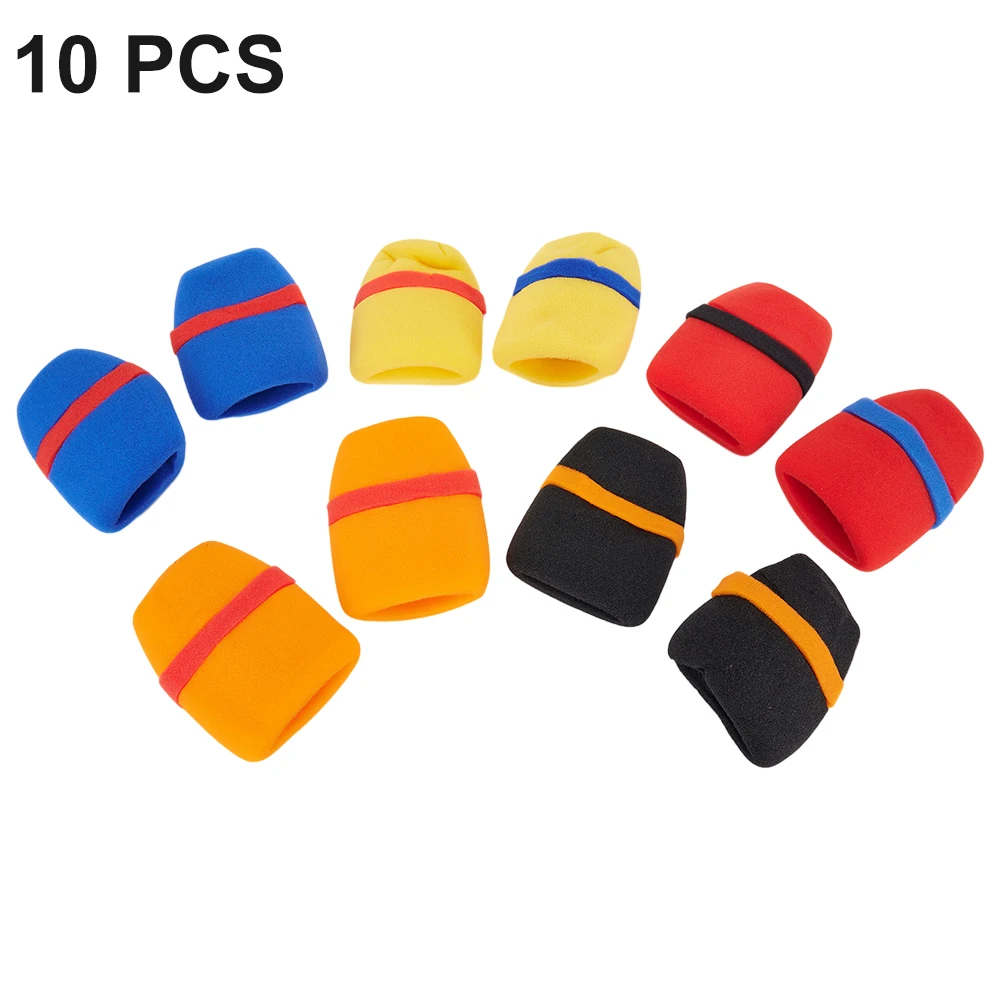Part Microphone Covers Random Color Soft 10pcs Audio Equipment Mic Muffler Sponge Stage Practical High Quality