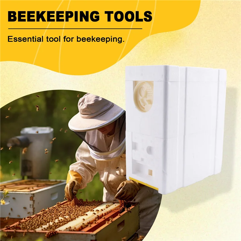 

RM-Honey Beehive Frames Beekeeping Box Bee Hive King Pollination Box Bee Mating Copulation Box Beekeeping Equipment