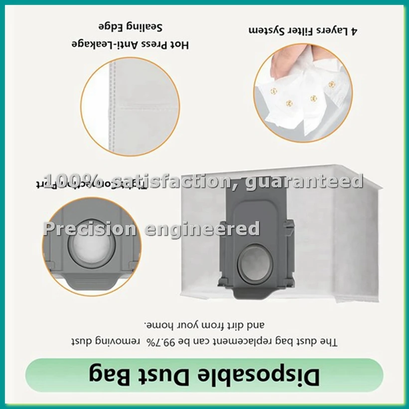 Accessories Kit for Q8 Max Q8 Max+(Plus) Q5 Pro Q5 Pro+(Plus) Robot Vacuum Cleaner Parts Main Brush Mop Filter-A46I