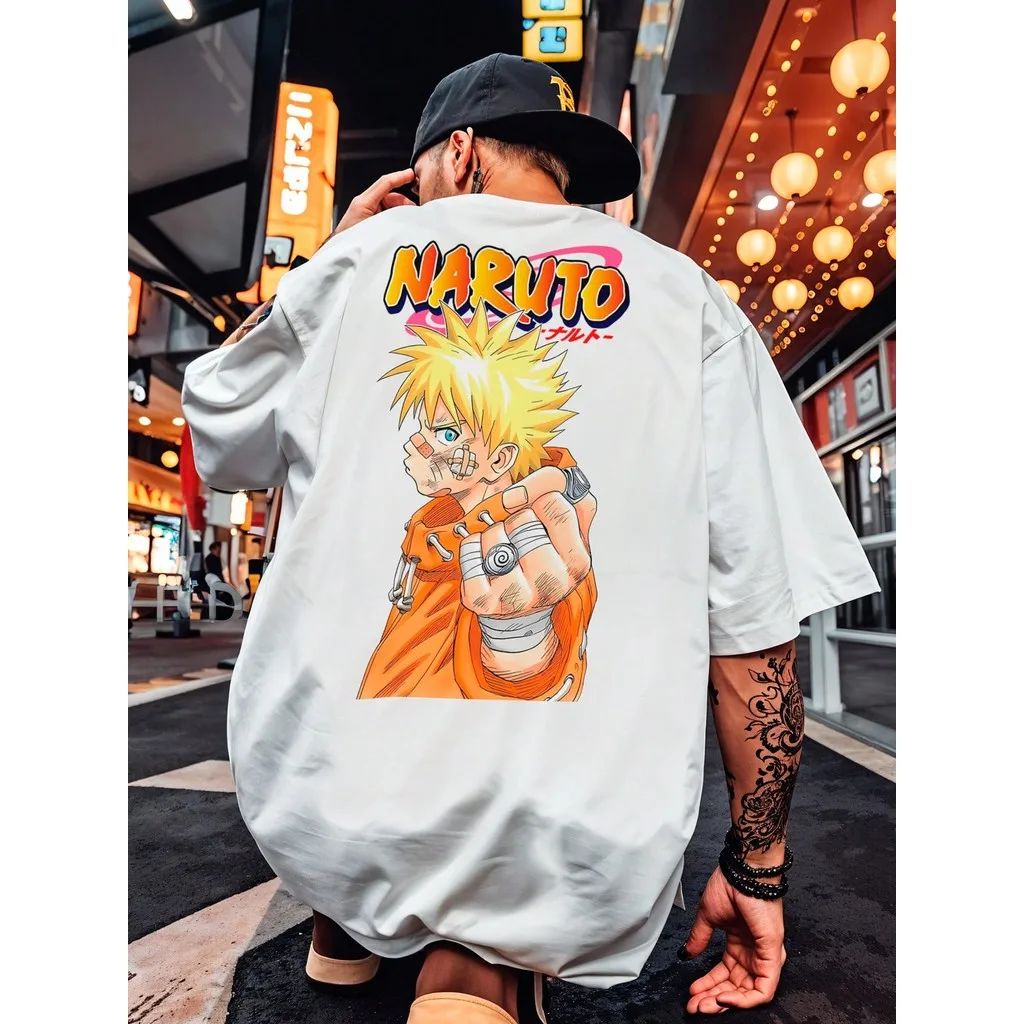 

Аниме Наруто Harajuku летняя футболка мужская хлопковая фитнес-оверсайз винтажная уличная женская повседневная свободная футболка с короткими рукавами Y2k