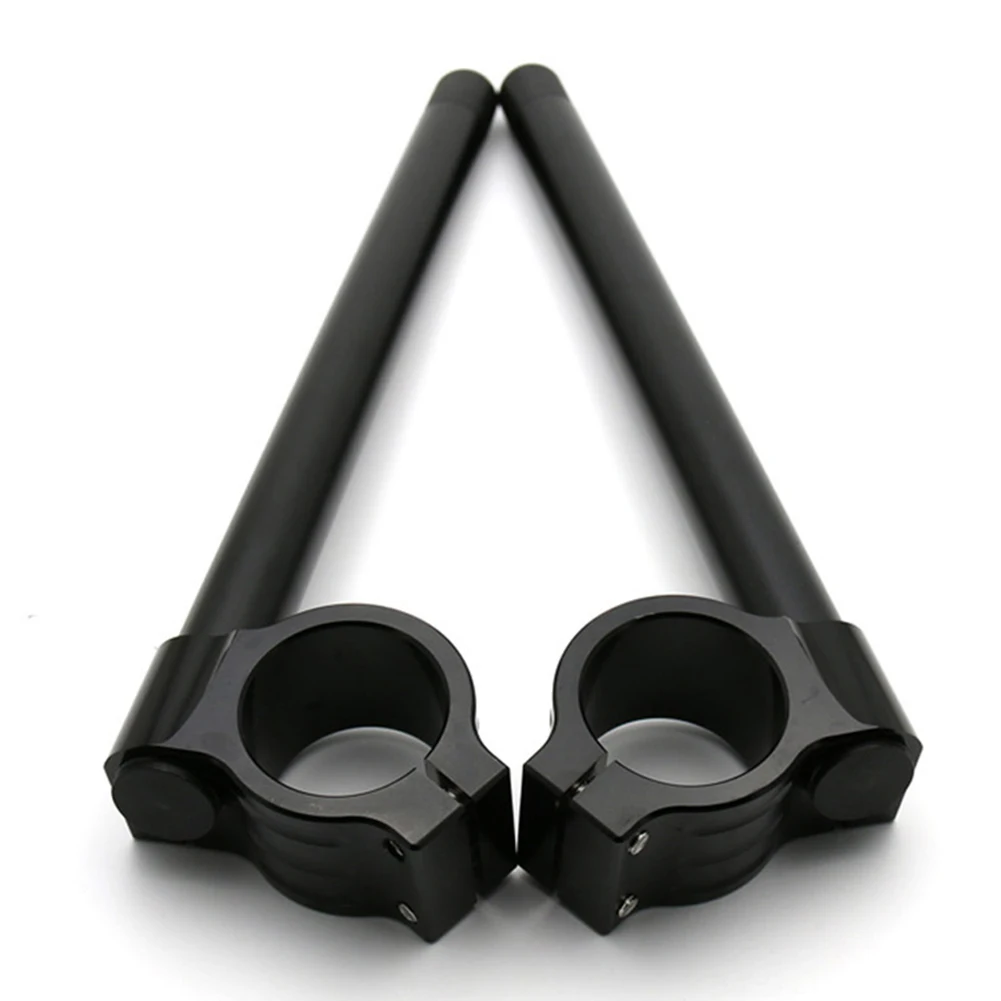 

2pcs For Most Motorcycles Motorcycle Clip On Fork Tube Handlebar Aluminum Alloy CNC Split Handlebars 35mm 7/8"