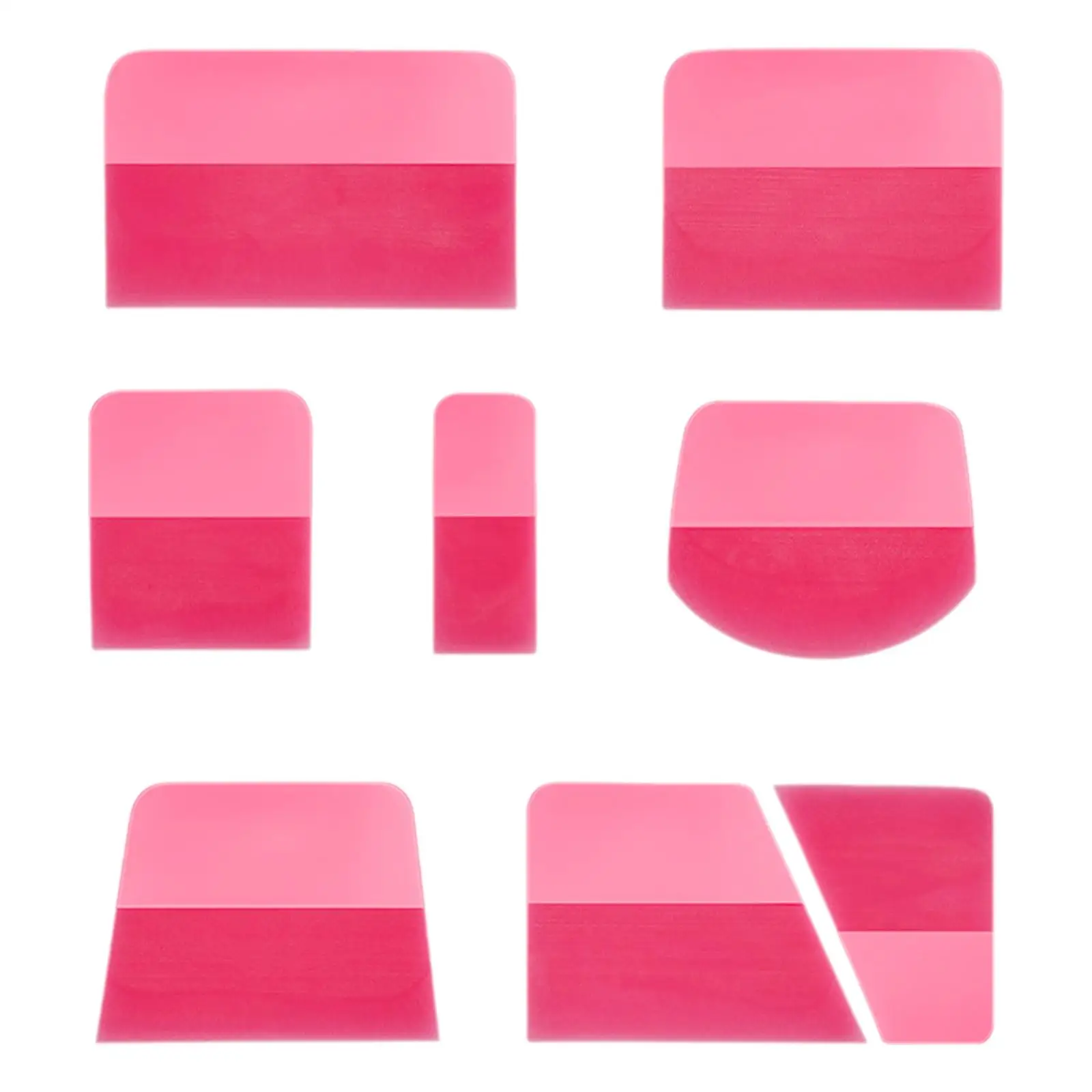 8x PPF Squeegees TPU Squeegees TPU Coating Scrapers Easy to Use Window Tint Tools for Wallpaper Mirror Water Wiping