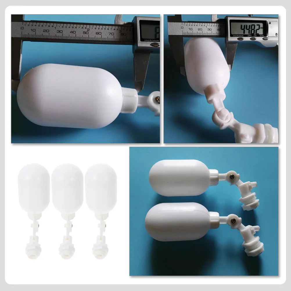 

3 шт. плавающие шаровые краны, автоматические пластиковые клапаны для контроля воды, прочные мини-плавающие шарики для диспенсера для аквариума