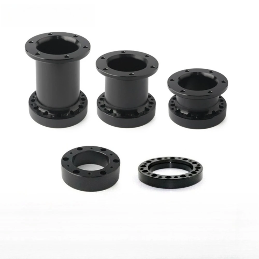 12/51/76/101 mm Universal Steering Wheel Hub Boss Kit Adapter Spacer Black Steering Wheel Hub Spacer