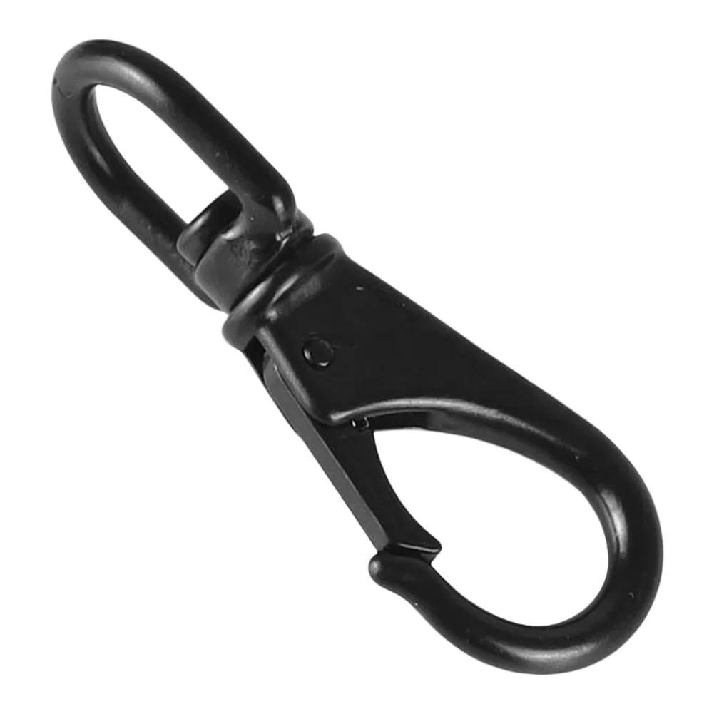 

Black 304 Stainless Steel Rotating Swivel Keychain Snap Hook for Dog Leash For Diving Gear Outdoor Use 69mm to 118mm Range