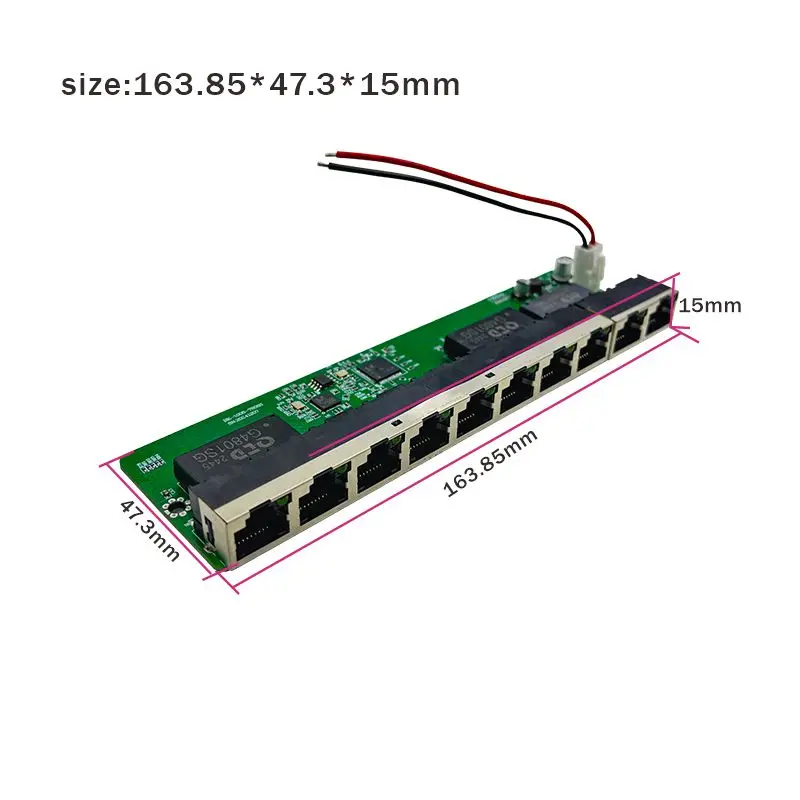 البروتوكول القياسي.. 3af/at 48v poe out/48v poe switch ، mbps 8port poe مع 2 uplink/nvr