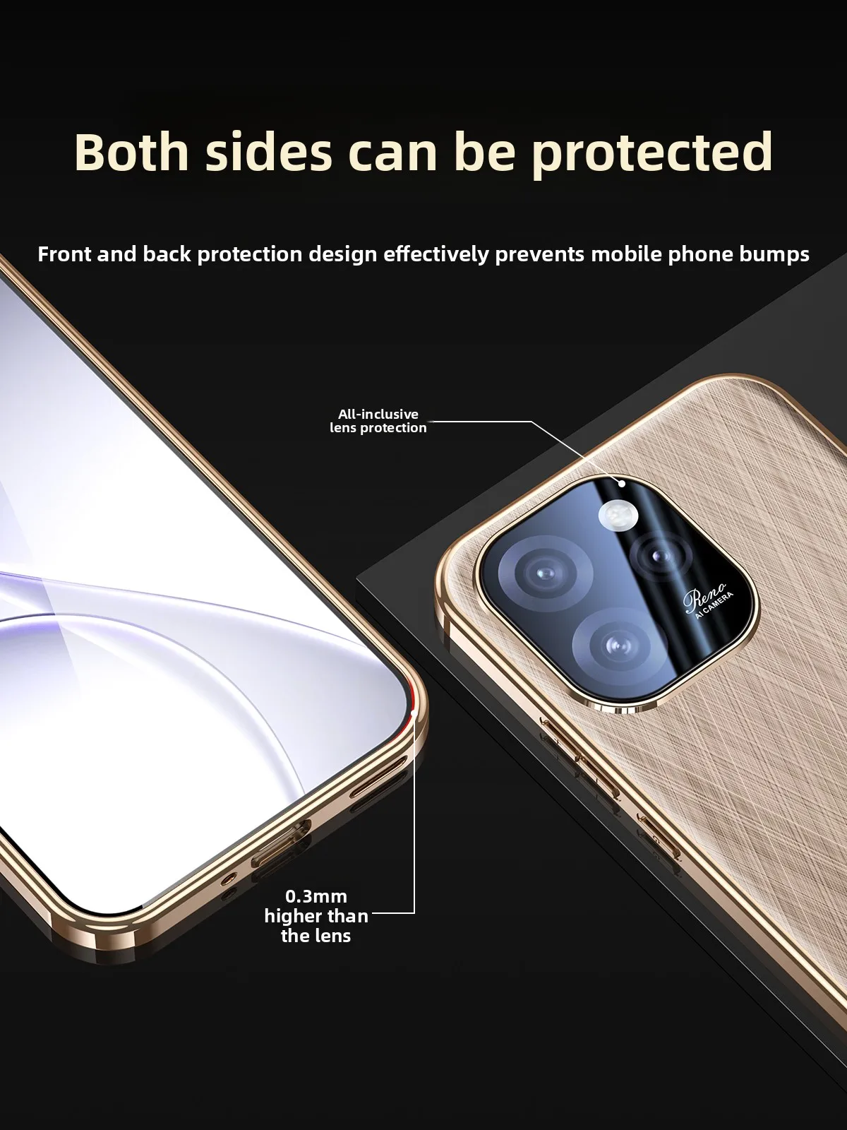 【تغطية كاملة للعدسة】حافظة هاتف Reno15 Pro الجديدة Reno14 Pro Premium Feel لهاتف Reno15 14 حافظة ناعمة من السيليكون رفيعة للغاية