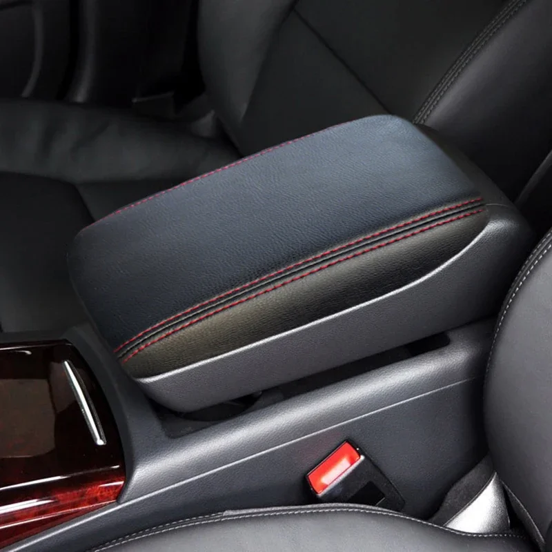 Protective Cover Sleeve Pad for Audi A6 C6 2005-2011, C7 2012-2018, C8 2019-2024 Four-season Soft Leather Central Armrest Box - view 2