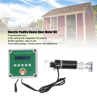 Automatic Chicken Coop Opener Linear Actuators Electric Poultry House Door Motor Kit with Light Sensor Remote Control