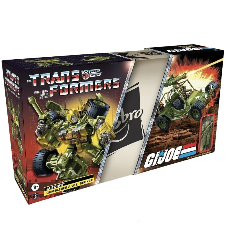 In Stock Takara Tomy Transformers G Series Linked Special Forces All-Weather Assault Bumblebee & Ryuzo Wilkinson (Stalker)