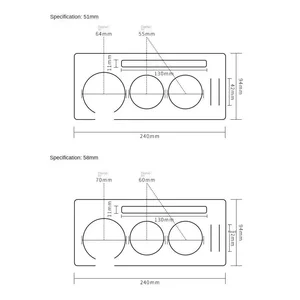 51/54/58 mm soporador de café mango de café tela polvo base de madera accesorios de café barra barista utensilios 8 Mejor titular de la manipulación del café de ventas - №8