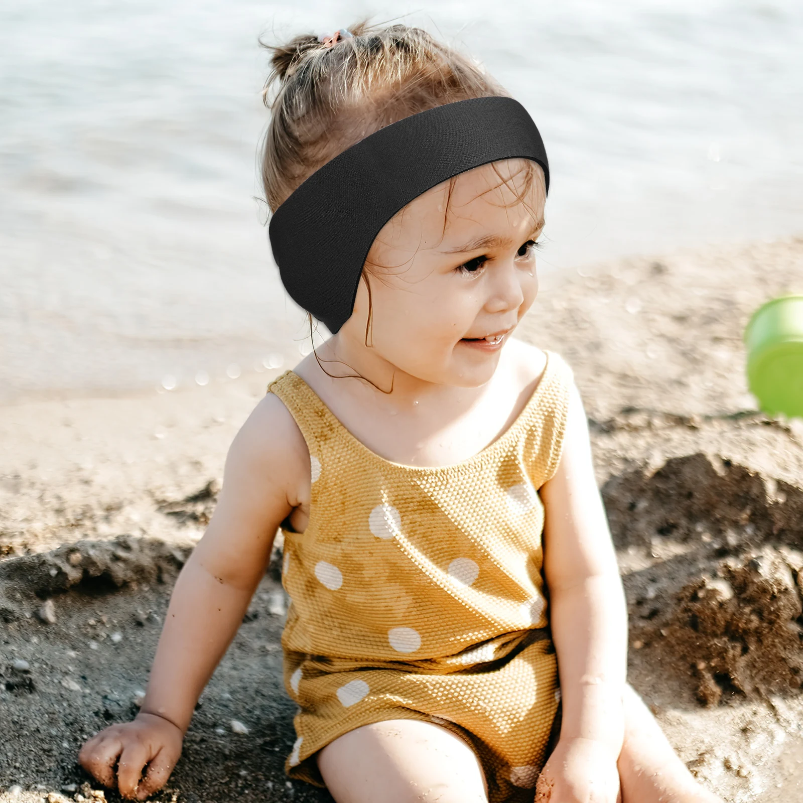 

2 pcs Ear Protection Headbands Kids Swimming Sports Elastic Reusable Washable Toddler Yoga Ballet Ear Guard Bands