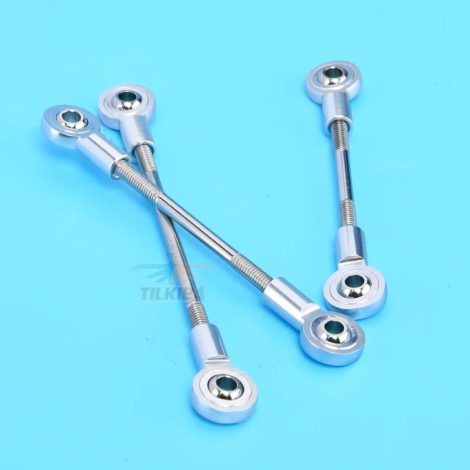 Joint D'extrémité De Bielle M3 En Aluminium – Tige De 3 Mm Pour RC, 2 Pièces, Durable Et Léger