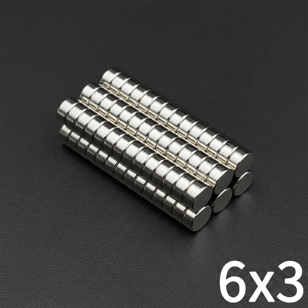 Ronde supersterke magneten 4x3 5x3 6x3 8x3 10x3 12x3 15x3 18x3 25x3 30x3mm Krachtige schijfmagneet voor koelkast, bouw, knutselen, doe-het-zelf