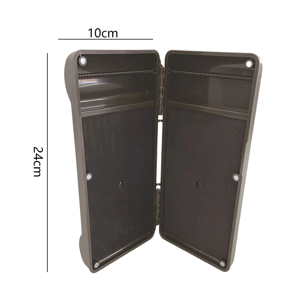 صندوق صيد سمك الشبوط البلاستيكي مقاوم للماء خطافات دوارة لصيد سمك الشبوط صندوق منظم خفيف الوزن مقاوم للتصادم لمستلزمات الصياد #6