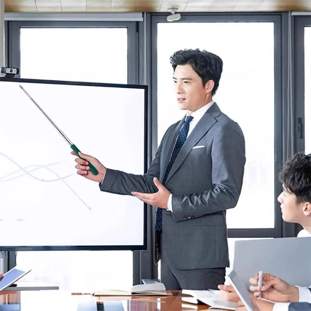 Stainless Steel Retractable Teaching Stick Teaching Tools PPT Presentation Handheld Presenter Educational Equipment Extendable