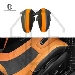 For BMW G87 M2 G80 G81 M3 G82 G83 M4 F90 M5 M8 M Carbon Bucket Seat Side Waist Bolster Genuine Leather Protector Case Interior