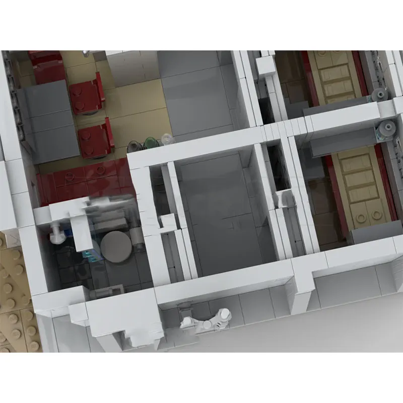 Spot MOC-243083 1583 pz FAI DA TE piccole particelle assemblate blocchi di costruzione puzzle giocattolo modello regalo set ornamenti