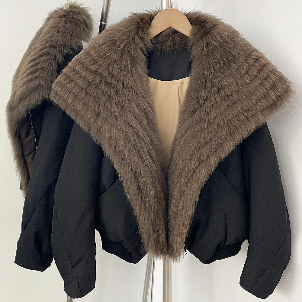 Women's Down Jacket Oversized Winter Casual Comfort for Daily Wear Women's Down Jacket with Fur Warm Women's Fur Coat Classic