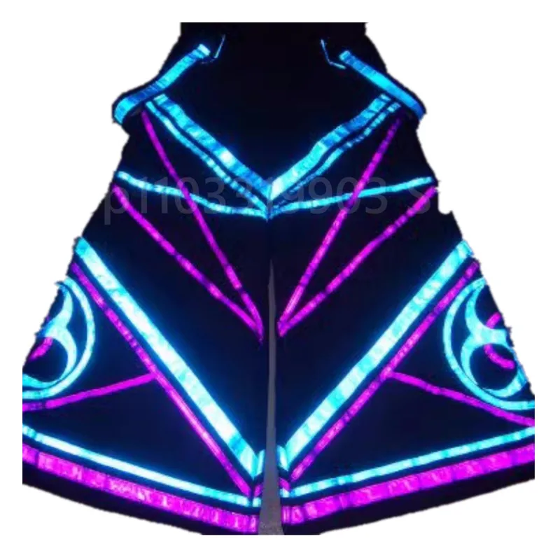 Unisex Cool Night Vision Ghost Walk Costume Reflective Pants Shuffle Pants Casual Hip-hot Dance Trousers Ghost Dance Daily Wear