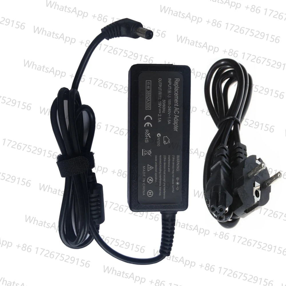 Cargador Adaptador de CA de 19V 2.1A para Monitor LCD Philips AOC 24b1 24B1XH 1925EX I2080SW, Cable de Alimentación de 19V 1.31A 2A