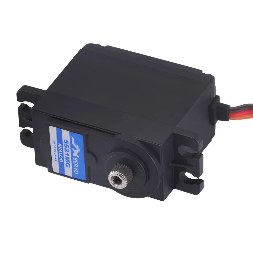JX Servo PS-5521MG 20KG Servo analogique à engrenages métalliques à couple élevé pour voiture RC, camion, Robot, avion, chenille, étanche
