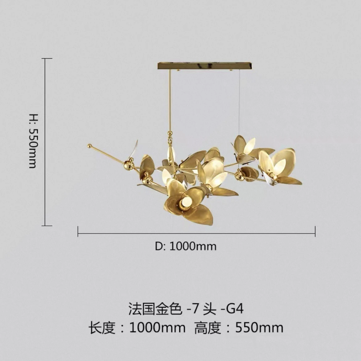 مصباح فني عتيق لغرفة المعيشة، مصباح ديكور فاخر، جميع النحاس #6