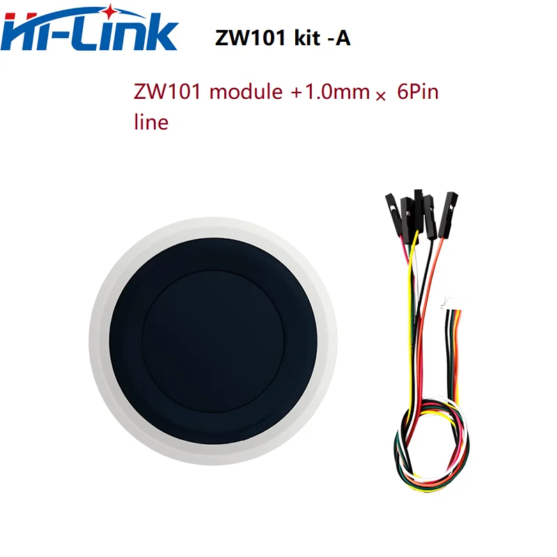 Hi-Link Lowpower Fingerprint Identification Module Detection integration ZW111 Capacitive Semiconductor Fingerprint Sensor ZW101