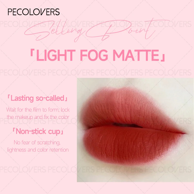 1 lucidalabbra opaco in velluto per labbra sexy, antiaderente, liscio come la seta, nudo, perfetto regalo di Natale, adatto a tutti i tipi di pelle